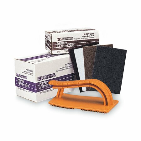 3M Standard Abrasives Easy Hand Pad Holder, 3.38 x 5.75, Orange 7100106981